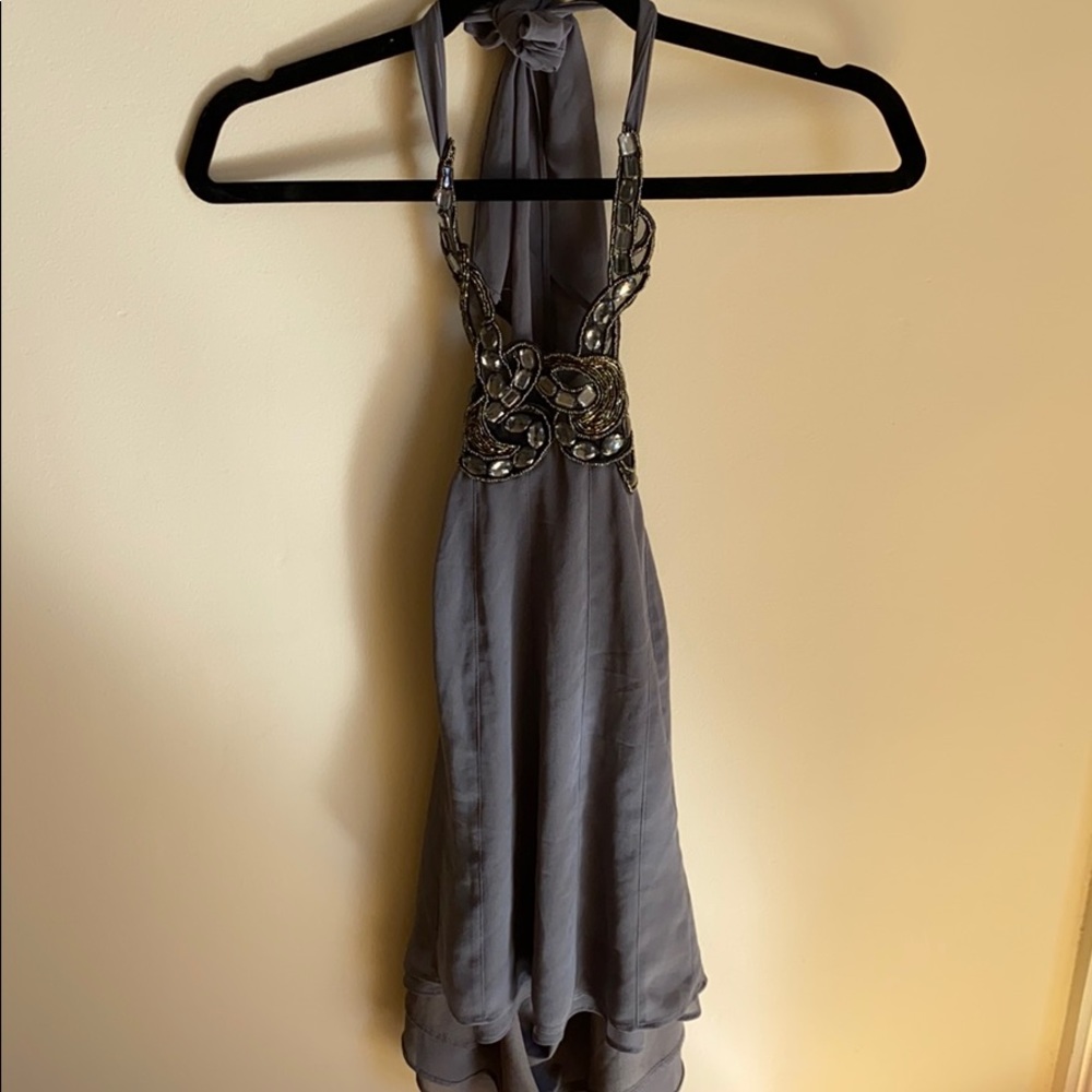Embellished halter top